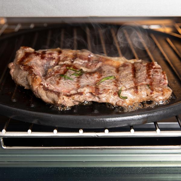 Profi Pizzaofen 400°C elektrisch mit Pizzastein, Air-Fryer & Grillfunktion – 18L Backofen mit 15 Automatikprogrammen, 2000W