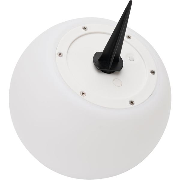 Solar-LED-Leuchtkugel, Ø 30cm, RGBW mit Fernbedienung, 60 Lu, IP67. Farbwechsel-Lichtkugel für Garten & Terrasse, wetterfest & kabellos