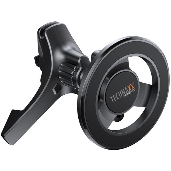 Magnetische Auto Handyhalterung Lüftungsgitter - Rutschfester Halt, 20 N52 Magnete, Kabelmanagement - Kompatibel iPhone 12+ & alle Smartphones