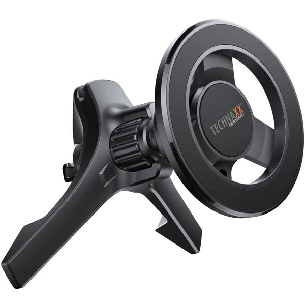 Magnetische Auto Handyhalterung Lüftungsgitter - Rutschfester Halt, 20 N52 Magnete, Kabelmanagement - Kompatibel iPhone 12+ & alle Smartphones