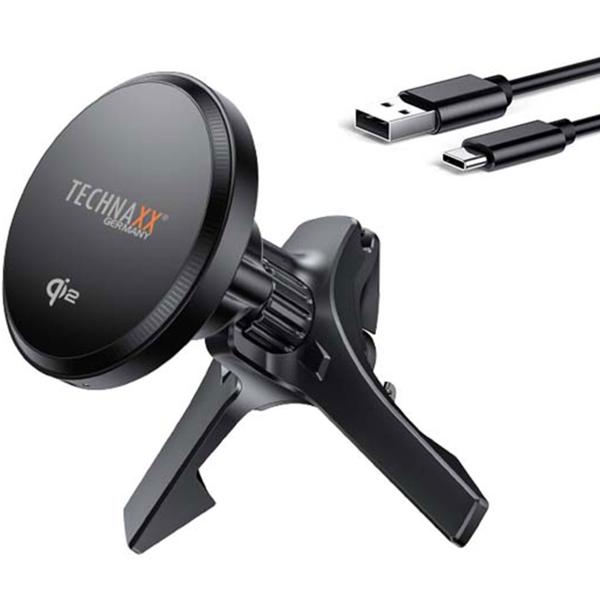 KFZ-Ladehalterung MagSafe für Lüftungsgitter, Qi2,15Watt, Kabelloses Laden & sicherer magnetischer Halt für Ihr iPhone