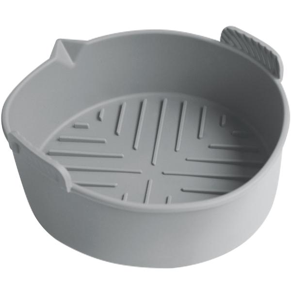 Premium Heissluftfritteuse mit 11 Koch-Programmen, 6,5 l, inkl. Silikonform, 1600 Watt - AirFryer mit LED Touch-Panel, matt schwarz, Antihaft