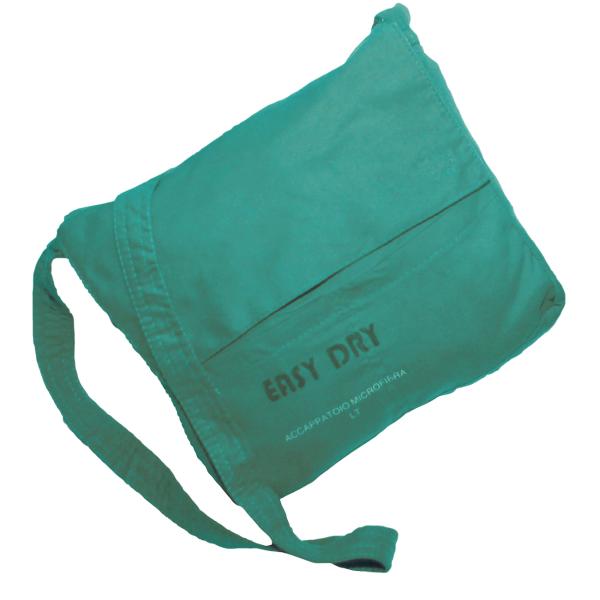 Mikrofaser-Bademantel XL - Grün - Ideal für Sport, Reise, Sauna - Extrem leicht (500g), schnelltrocknend & platzsparend - 80% Polyester, 20% Polyamid