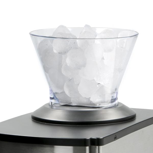 Elektrischer Eis-Crusher, Edelstahl, 80W, 1kg/Min: Leistungsstarker Eiszerkleinerer für perfekte Cocktails & Desserts, kraftvoll & effizient