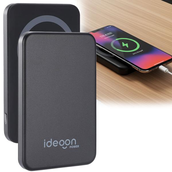 MagSafe Powerbank 5000 mAh, 15W Qi - Hochwertige kompakte Wireless Power Bank – Schnelles Laden Quick Charge für iPhone & Android – Mobiler Power-Boost