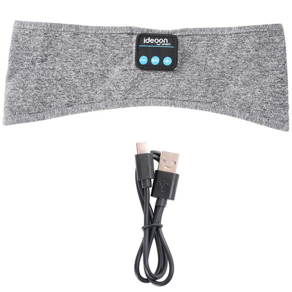 Smartes Kopfhörer-Stirnband, Bluetooth 5.4, Freisprecher & Sprachsteuerung, grau: Ein bequemer Begleiter für Sport, Schlaf & Reisen