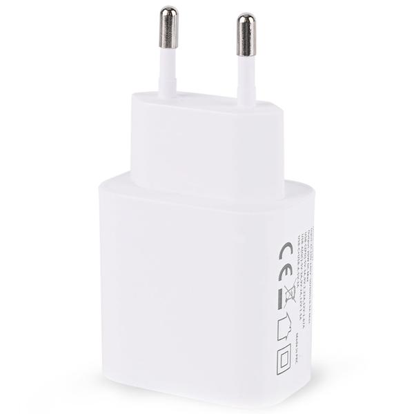 USB Ladegerät, weiss, 2 Ports, 1x USB-C und USB-A, 20 W, Power Delivery 3.0 für schnelles Laden von iPhone, Samsung, Huawai, Xiaomi