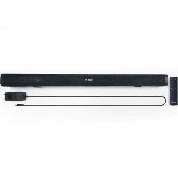 Bluetooth 5.0 Soundbar, 30W, für TV & Musik – HDMI-ARC, Opt/Aux, schwarz, mit Fernbedienung, Heimkino-Soundbar