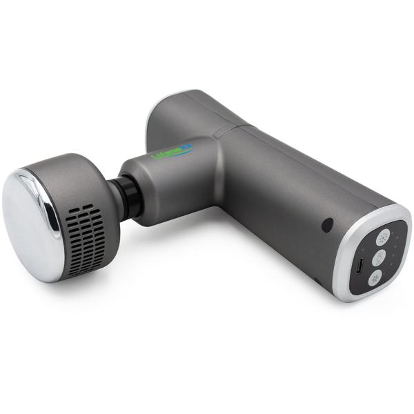 Hand-Massagepistole, Wärme- & Kältefunktion, mit 5 Massageköpfen, USB-C, Massage Gun, 4 Geschwindigkeitsstufen bis 2800 U/min, Muskelentspannung