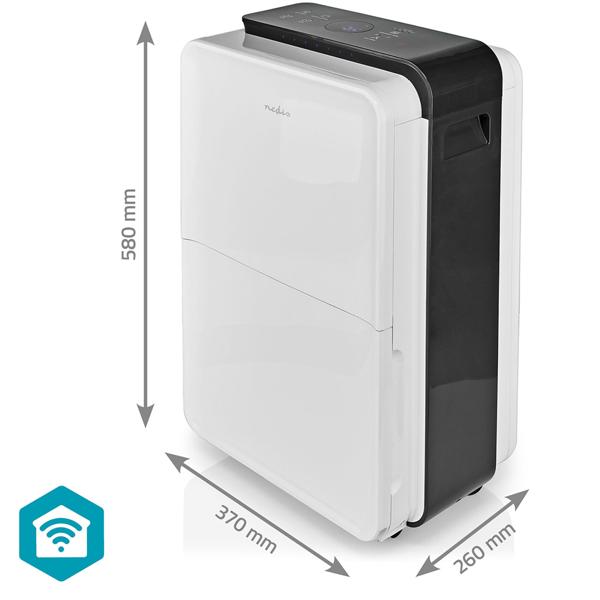 Multifunktionaler SmartLife 4in1 Luftentfeuchter, 30 l/Tag, App-Steuerung, beugt Schimmelbildung vor, stabiles Raumklima bis 50 qm