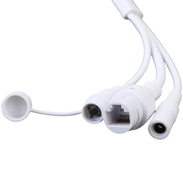 2er-Set Zuverlässige Dual Lens IP Outdoor-Überwachungskamera, 355° schwenkbar & neigbar – Leistungsstark mit Nachtsicht, Gegensprechen & Aufnahme