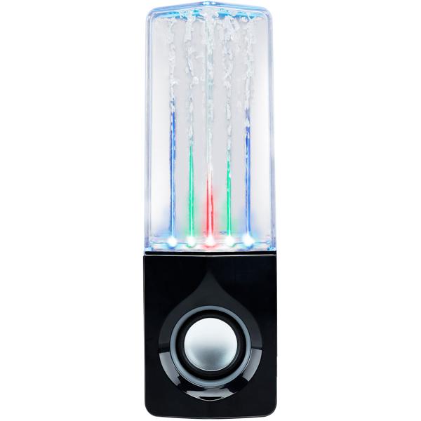 Bluetooth Lautsprecher mit Wasserfontänen und mehrfarbigem LED-Licht, Dancing Water Effekt, Musikbox mit Licht und Wasserspiel