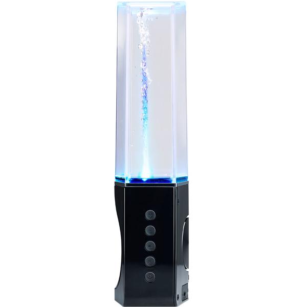 Bluetooth Lautsprecher mit Wasserfontänen und mehrfarbigem LED-Licht, Dancing Water Effekt, Musikbox mit Licht und Wasserspiel