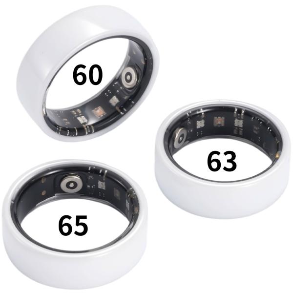 Smart-Ring, weiss, Keramik, inkl. Ladebox, Grösse 60: Dein Fitness & Schlaf Tracker – Elegant und ein smarter Begleiter für ein aktives Leben