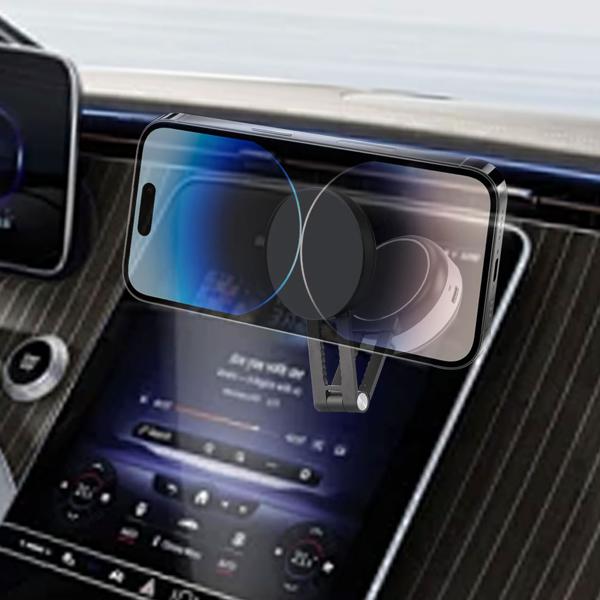 Ultra-Starker Magnetischer Smartphone-Halter mit elektrischem Vakuum-Saugnapf - Super Halt – Sicherer & mobiler Smartphone-Halter für Auto, Küche & Schreibtisch