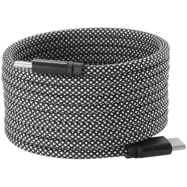 2er-Set USB-C Ladekabel 100W, 2m: Magnetische Aufrollfunktion, schnell & knotenfrei – zuverlässig für Samsung, Xiaomi, iPad, iPhone, Notebooks uvm.