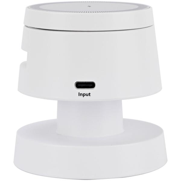 Multifunktionale drahtlose & komfortable Ladestation mit Nachtlicht (15W) USB-C - weiss - für Smartphones, Watches, Pods & mehr - Komfort + Ordnung