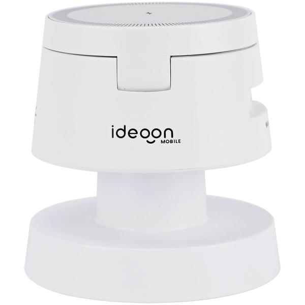 Multifunktionale drahtlose & komfortable Ladestation mit Nachtlicht (15W) USB-C - weiss - für Smartphones, Watches, Pods & mehr - Komfort + Ordnung