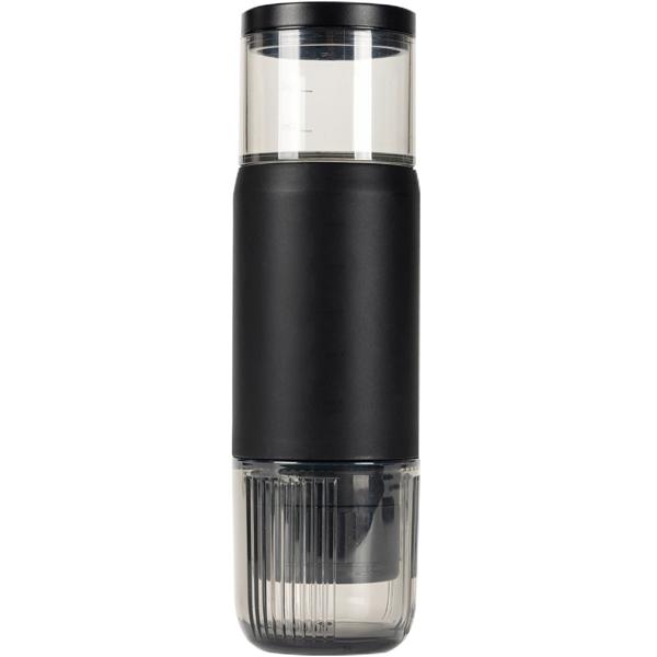 Tragbare Espressomaschine für Kapsel & Pulver, 15 bar, schwarz: Perfekter Espresso unterwegs, kompakt & einfach zu bedienen, für Reisen, Camping &Büro