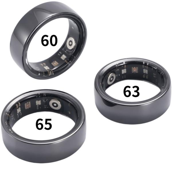 Smart Ring, schwarz, Keramik, inkl. Ladebox, Grösse 60: Dein Fitness & Schlaf Tracker – Elegant und ein smarter Begleiter für ein aktives Leben