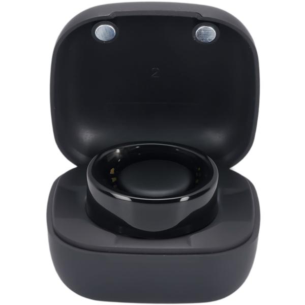 Smart-Ring, schwarz, Keramik, inkl. Ladebox, Grösse 63: Dein Fitness & Schlaf Tracker – Elegant und ein smarter Begleiter für ein aktives Leben