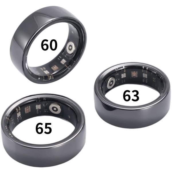 Smart-Ring, schwarz, Keramik, inkl. Ladebox, Grösse 63: Dein Fitness & Schlaf Tracker – Elegant und ein smarter Begleiter für ein aktives Leben