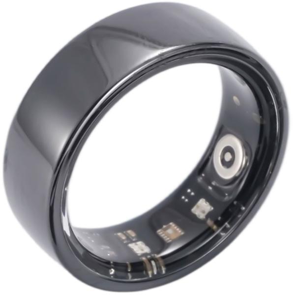 Smart-Ring, schwarz, Keramik, inkl. Ladebox, Grösse 63: Dein Fitness & Schlaf Tracker – Elegant und ein smarter Begleiter für ein aktives Leben