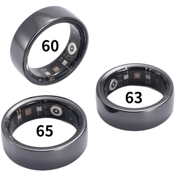 Smart-Ring, schwarz, Keramik, inkl. Ladebox, Grösse 65: Dein Fitness & Schlaf Tracker – Elegant und ein smarter Begleiter für ein aktives Leben