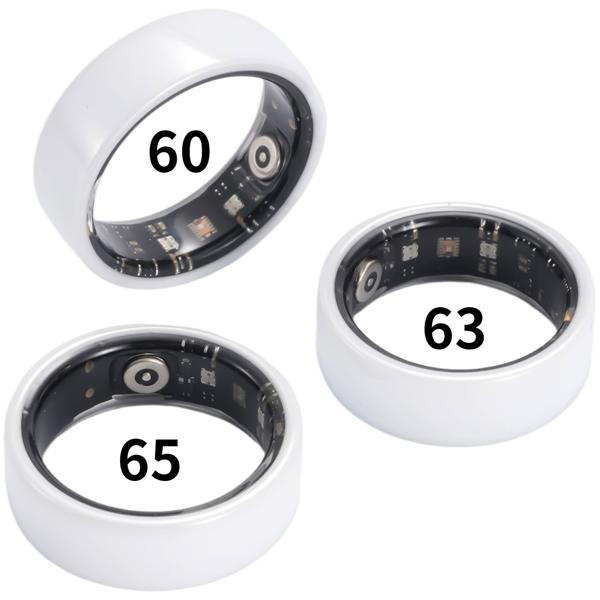 Smart-Ring, weiss, Keramik, inkl. Ladebox, Grösse 63: Dein Fitness & Schlaf Tracker – Elegant und ein smarter Begleiter für ein aktives Leben