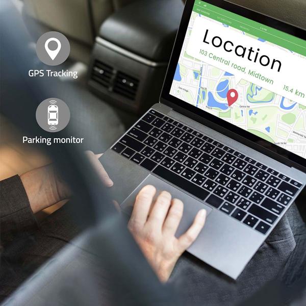 Hochauflösende Ultra HD 4K Dashcam mit 140 Grad Weitwinkelobjektiv, GPS-Tracking und Parküberwachung, USB-C Anschluss und Foto/Video Funktion