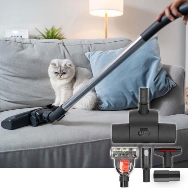 Tierhaar-Staubsaugerbürsten Set, Universal Aufsätze (32/35mm) – Für gründliche Reinigung von Polstern & Teppichen