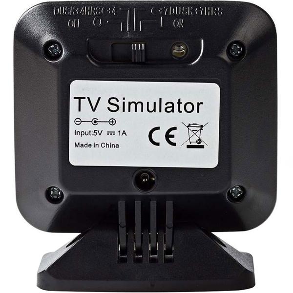 TV-Simulator Einbrecher-Abschreckung, Zeitschaltuhr, 12 LEDs - Realistische TV-Simulation, sicherer Schutz, automatische Abschreckung