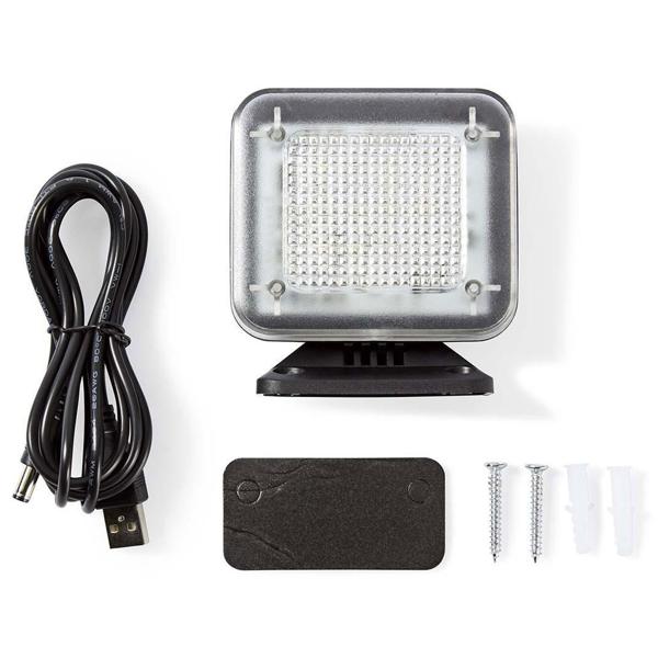 TV-Simulator Einbrecher-Abschreckung, Zeitschaltuhr, 12 LEDs - Realistische TV-Simulation, sicherer Schutz, automatische Abschreckung