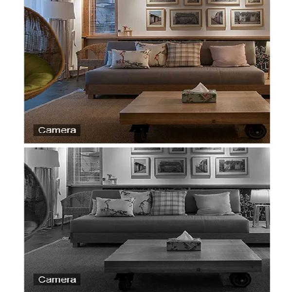 Dual Überwachungskamera Indoor - Full HD, IR-Nachtsicht (10m), WLAN, Zwei-Wege-Kommunikation - 345°/65° Schwenkbereich, 128 GB MicroSD-Unterstützung