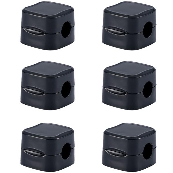 12er-Set Kabelorganizer mit Magnetclip, schwarz: Schreibtisch-Kabelhalter, selbstklebend & flexibel – Nie wieder Kabelsalat im Büro & Zuhause