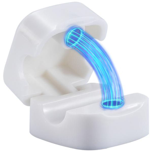 6er-Set Kabelorganizer mit Magnetclip, weiss: Schreibtisch-Kabelhalter, selbstklebend & flexibel – Nie wieder Kabelsalat im Büro & Zuhause