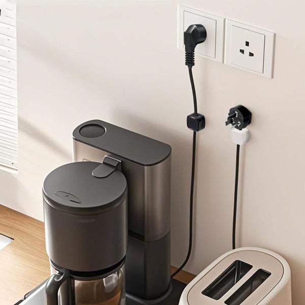 6er-Set Kabelorganizer mit Magnetclip, weiss: Schreibtisch-Kabelhalter, selbstklebend & flexibel – Nie wieder Kabelsalat im Büro & Zuhause