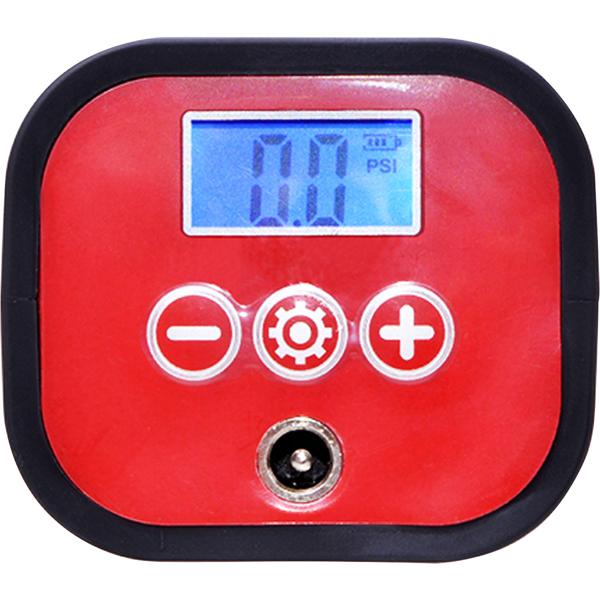 Akku-Mehrzweckkompressor, bis 8,25 bar, Digitale Anzeige, 2000mAh, Arbeitsleuchte, Luftpumpe mit verschiedenen Ventiladaptern, 120 PSI