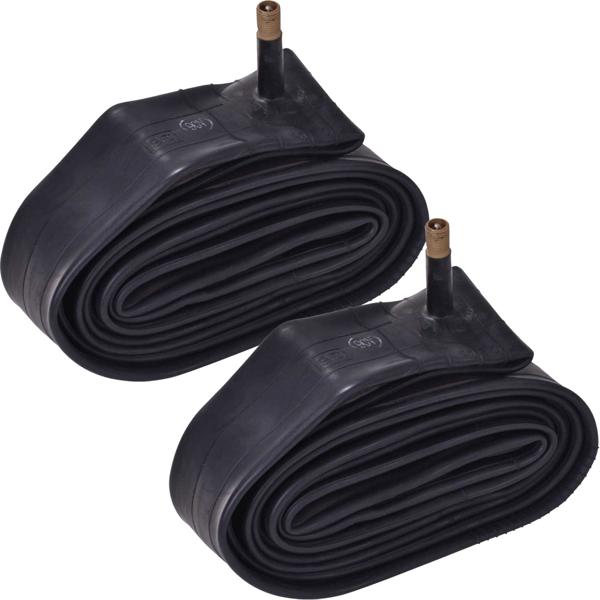 2er-Set Selbstreparierender Fahrradschlauch 28 Zoll - Nie wieder Reifen flicken - Butyl-Schlauch mit Dichtgel - Autoventil 40 mm - Extrem reissfest