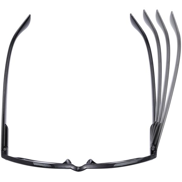 2er-Set Modische Lesebrille mit Brillenetui, +2,0 dpt, schwarz: Klassische Sehhilfe für Damen & Herren, elegant, komfortabel & robust