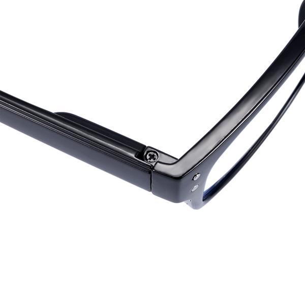 2er-Set Modische Lesebrille mit Brillenetui, +2,0 dpt, schwarz: Klassische Sehhilfe für Damen & Herren, elegant, komfortabel & robust