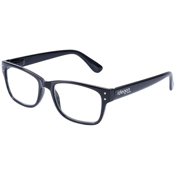 2er-Set Modische Lesebrille mit Brillenetui, +2,0 dpt, schwarz: Klassische Sehhilfe für Damen & Herren, elegant, komfortabel & robust