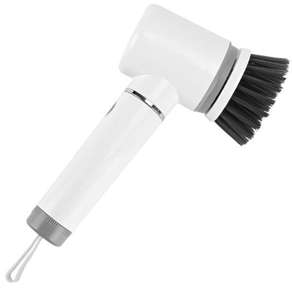 Elektrische Reinigungsbürste mit 6 Aufsätzen, Akku (5W): Kabellos & kraftvoll – Für Bad, Küche & Auto – Mühelos sauber