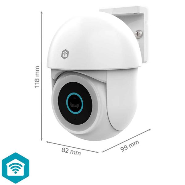 PTZ-Überwachungskamera für den Aussenbereich, 3MP Full HD, IP65, 355°PAN & 105°TILT, Aussenkamera mit Bewegungssensor, Nachtsicht, Sirene