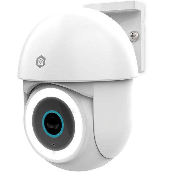 PTZ-Überwachungskamera für den Aussenbereich, 3MP Full HD, IP65, 355°PAN & 105°TILT, Aussenkamera mit Bewegungssensor, Nachtsicht, Sirene