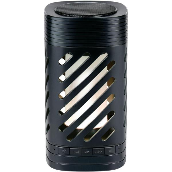 Atmosphärischer Bluetooth 5.4 Lautsprecher mit LED-Flammeneffekt, Lagerfeuer-Feeling & kabelloser Musikgenuss