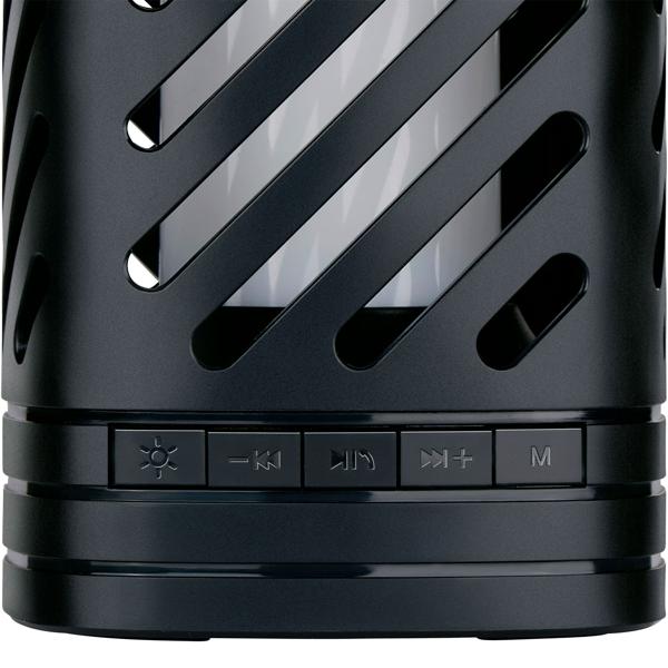 Atmosphärischer Bluetooth 5.4 Lautsprecher mit LED-Flammeneffekt, Lagerfeuer-Feeling & kabelloser Musikgenuss