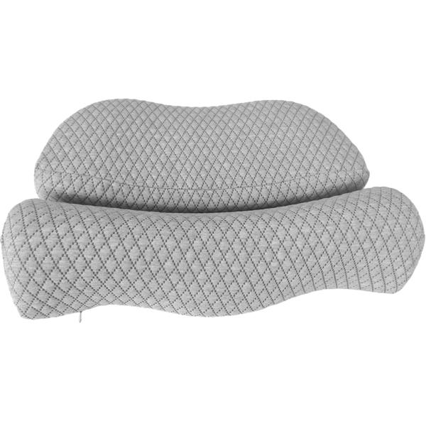 Nackenstütz-Kissen aus Memory-Schaum, mit abnehmbarem Bezug, OEKO-TEX Standard 100, für Allergiker geeignet, Atmungsaktiv