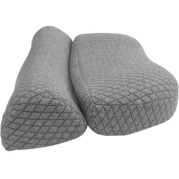 Nackenstütz-Kissen aus Memory-Schaum, mit abnehmbarem Bezug, OEKO-TEX Standard 100, für Allergiker geeignet, Atmungsaktiv