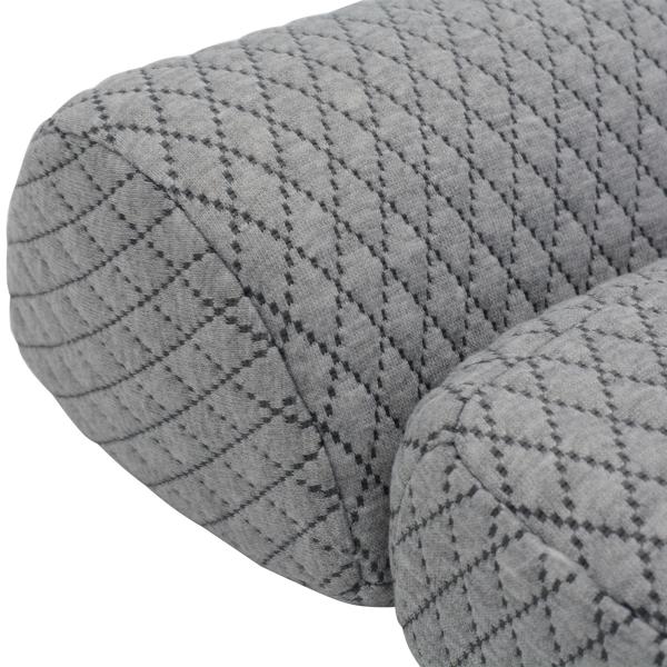 Nackenstütz-Kissen aus Memory-Schaum, mit abnehmbarem Bezug, OEKO-TEX Standard 100, für Allergiker geeignet, Atmungsaktiv